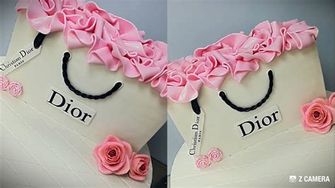 How to make Dior Bag cake Ideas// 